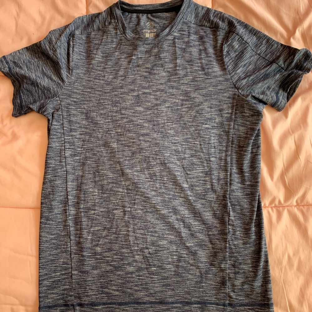 MPG blue and gray T-shirt